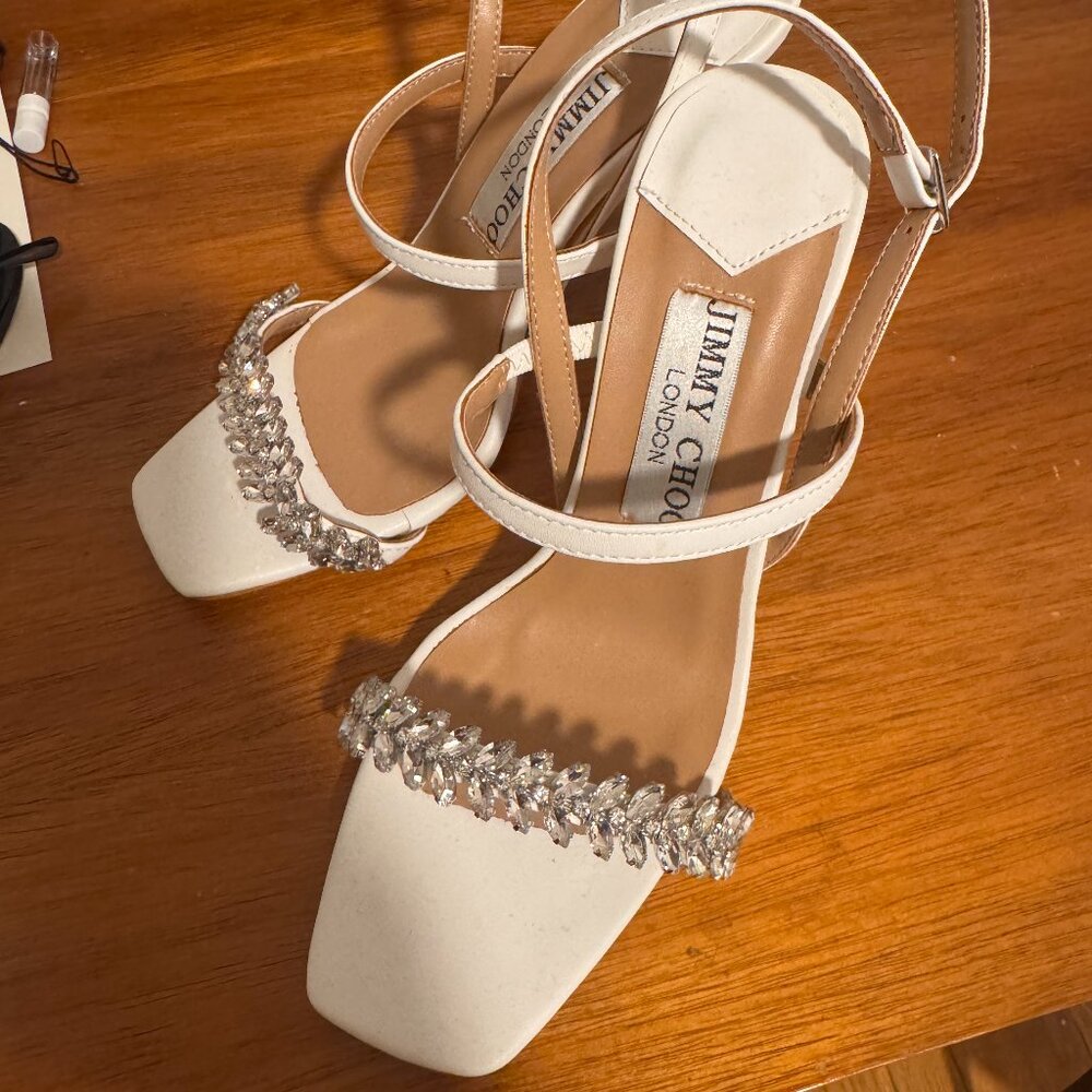 JIMMY CHOO Womens Meira 5 Comfort Insole Patent Leather Pumps